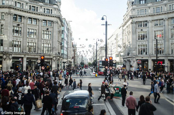 London attracts many young people due to the number of job opportunities 