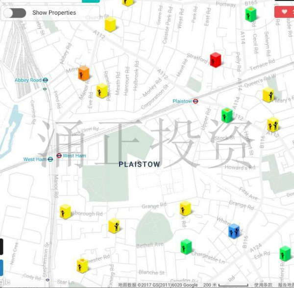 伦敦最便宜的20个地区