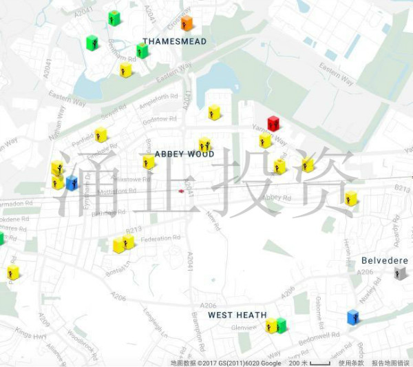 伦敦最便宜的20个地区