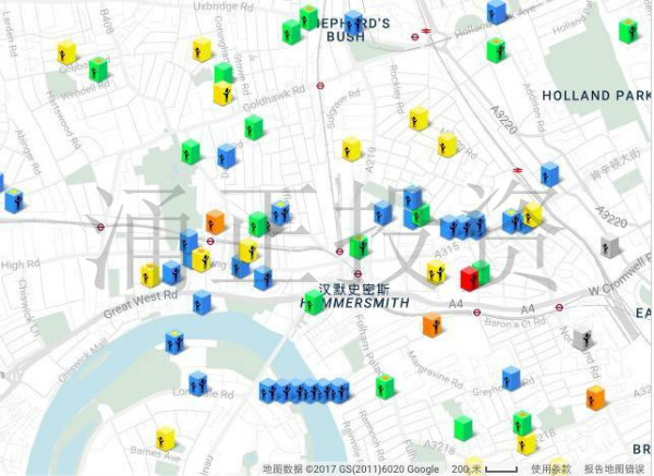 伦敦西二区富人圈Hammersmith十分钟到帝国理工